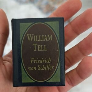 William Tell Friedrich von Schiller Miniature Book